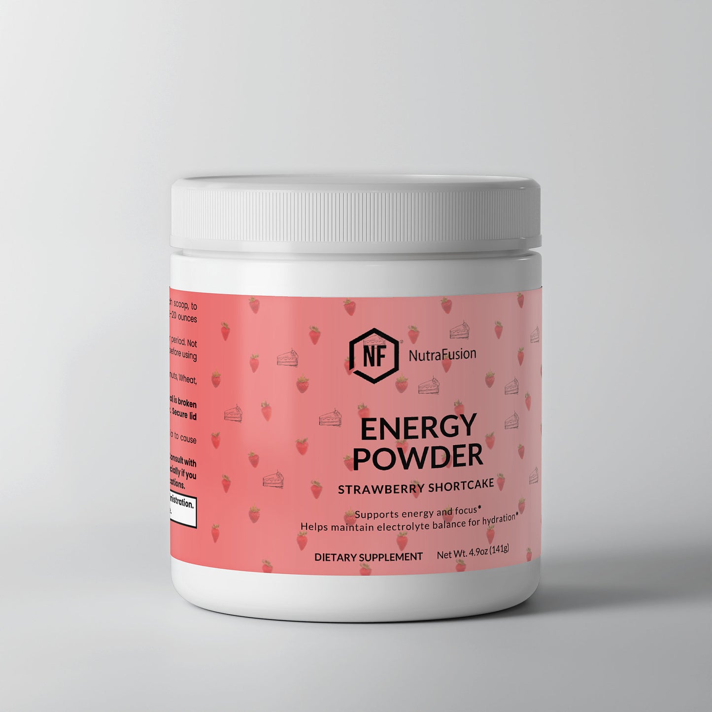Energy Powder (Strawberry Shortcake)