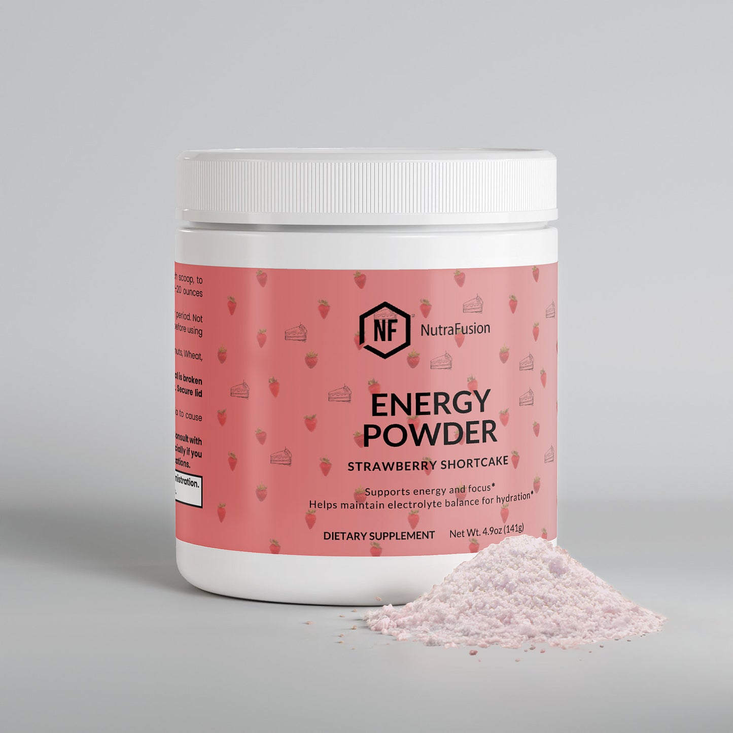 Energy Powder (Strawberry Shortcake)