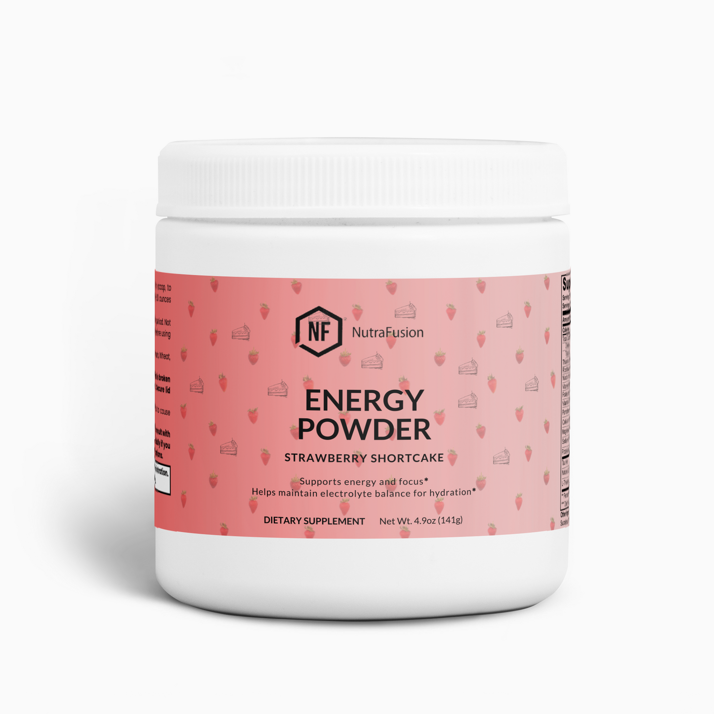 Energy Powder (Strawberry Shortcake)